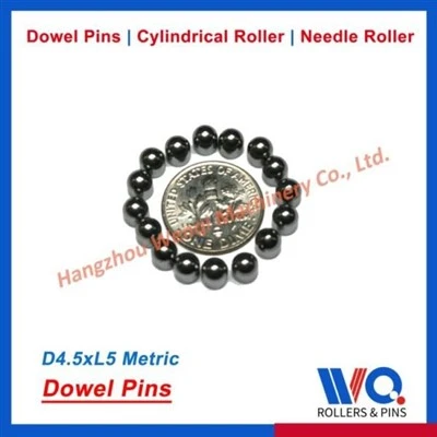 Spherical End Dowel Pins 4.5X5